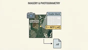 فرمتهای داده در GIS ، مقایسه کامل ساختارها و کاربردها 11 فرمتهای تصویری و عکسهای هوایی (Imagery & Photogrammetry Formats)